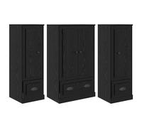 Highboards Storage Cabinet Side Cabinets Cupboard 3 pcs Engineered Wood vidaXL