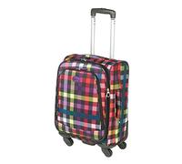 HIGHBURY - 4 Spinner Wheel Suitcase Trolley Case - Multi Coloured Box Design 18 INCH