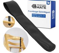 Highchair Crotch Strap, 1 piece, Black, Made of PU Leather, Harness Strap Compatible with Stokke Tripp Trapp, Safety1st, roba, Kinderkraft, Harness Front bar Replacement Strap