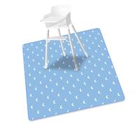 Highchair Floor Mat Water Proofing and Washable Baby Play for Toddler Feeding and Crawling 130x130cm Large Size Washable Play