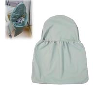 Highchair Handy Pocket Pouch, PU Dining Chair Back Storage Bag Compatible with IKEA Antilop Highchair, Waterproof Pouch with an Internal Zip Pocket, High Chair Accessories (Blue)