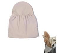 Highchair Handy Pocket Pouch, PU Dining Chair Back Storage Bag Compatible with IKEA Antilop Highchair, Waterproof Pouch with an Internal Zip Pocket, High Chair Accessories (Pink)