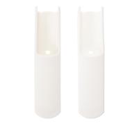 Highchair Leg Inserts Pair Anti Slip Safety Feet for Toddlers White | Universal Fit Tendency, Quick Install, Reduced Sliding on Hard Floor for Parents of Infants and Restaurant Seating