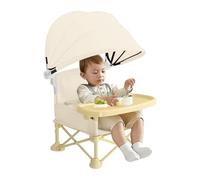Highchair - Travel Booster Seat for Desk | Multifunctional Beach Chair - Removable Tray Portable Camping Chair with Sun Visors | Booster Dining Chair | Religion