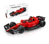 Highdar F1 Racing Car Model Building Kit, Formula One Collectible Sports Car Construction Set Gift for Kids and Adults Age 6+