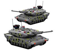 highdar Military Tanks Building Kit for Black Panther KF51, Main Battle Tank Army Armored Vehicle Building Blocks Set, Tank MOC Engineering Toy for Kid and Military Fan - 2252PCS