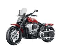 highdar Motorcycle Building Blocks Kit for Harley, 542 PCS Motorbike Bricks Sets, 1:8 Adults and Motorcycle Enthusiasts, Collectible Building for 16+ Year Old Birthday Gifts