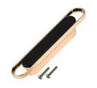 Highdecora Cabinet Door Knobs And Handles, Cupboard Drawer Pulls, 6 Pack (115mm-Black)