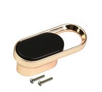 Highdecora Cabinet Door Knobs And Handles, Cupboard Drawer Pulls, 6 Pack (55mm-Black)