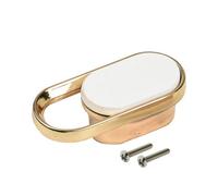 Highdecora Cabinet Door Knobs And Handles, Cupboard Drawer Pulls, 6 Pack (55mm-White)