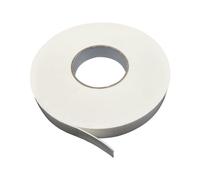 highdecora Double Sided Self Adhesive Multipurpose Mirror Mounting Foam Tape 25mm Wide, 1mm Thickness, White Color, Weather Stripping Door and Window Seals, Door Draught Excluder (2 Rolls, 20M each)