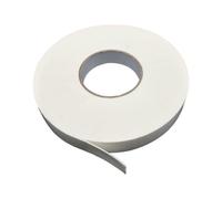 Highdecora Double Sided Self Adhesive Multipurpose Mirror Mounting Foam Tape 25mm Wide, 1mm Thickness (White-2 Rolls, 20M Each)