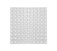 Highdecora Furniture Bumpers Clear Adhesive Buffer Pads Transparent Adhesive Sticky Buffer Noise Dampening for Doors Cabinets Drawers 100 Pieces in 1 sheet contain 6 Sheets of buffer pads (600 PCS)
