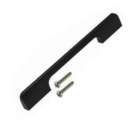 Highdecora Kitchen Cabinet Handle, Dresser Drawer Pull, Wardrobe Door Knob, Length 178mm, Hole Distance 160mm, Set Of 4 (Black)