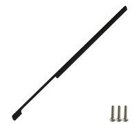 Highdecora Kitchen Cabinet Handle, Dresser Drawer Pull, Wardrobe Door Knob, Length 800mm, Hole Distance 384mm, Set Of 2 (Black)