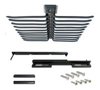 Highdecora Pull Out Trousers Rack, Steel Sliding Pants Hanger, 10-20 Arms, Grey (20 Arms)