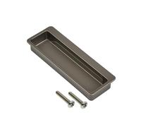 highdecora Recessed Sliding Door Handles, Stainless Steel Flush Pulls, for Pocket Closet Barn Door (Grey, 114mm-2_Pack)