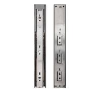 Highdecora Stainless Steel Soft Close Drawer Runners Heavy Duty Full Extension Ball Bearing, Side Mount, 1 Pair 300mm