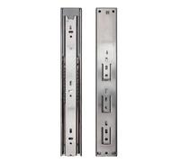 Highdecora Stainless Steel Soft Close Drawer Runners Slide, 60kg Load Capacity, Heavy Duty, Full Extension Ball Bearing, Side Mount (2, 400mm_16Inch)
