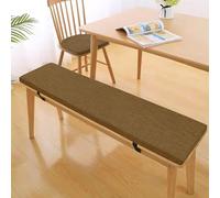 HighDensity Memory Foam Outdoor Cushions 78.8"x15.8"x1.2" Washable Linen NonSlip Design for Benches Shoe Racks Window Seats Piano Dining Room Use