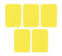HighDensity Polyethylene Foam Tube Rack - Rectangle Floating Centrifuge Tube Holder for Laboratory Water Baths, Reusable & Washable (Pack of 5 or 20) (Yellow Thickened 96 Hole 5 Pcs (for 0.5ml)
