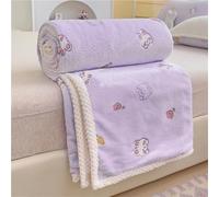 Highdi Blankets and Throws for Sofa Beds, Soft Warm Kawaii Fluffy Cozy Fleece Throw Blanket for Kids Adults Bedroom Couch Travel Cats Dogs Accessories (200 * 220cm,Rabbit)