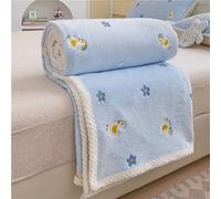 Highdi Blankets and Throws for Sofa Beds, Soft Warm Kawaii Fluffy Cozy Fleece Throw Blanket for Kids Adults Bedroom Couch Travel Cats Dogs Accessories (150 * 200cm,Duck)