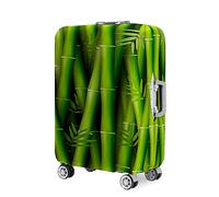 Highdi Chinese Style Suitcase Cover, 18-32 Inch Suitcase Large, Dust-Proof Anti-Scratch Travel Suitcase Covers Elastic Luggage Cover, for Travel, Business Protector (Green,L)