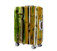 Highdi Chinese Style Suitcase Cover, 18-32 Inch Suitcase Large, Dust-Proof Anti-Scratch Travel Suitcase Covers Elastic Luggage Cover, for Travel, Business Protector (Bamboo 3,XL)
