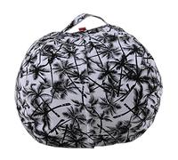 Highdi Cute Bean Bag No Filler, Gaming Beanbag Chair Cover for Adult Kids Without Filling Highback Comfortable Lazy Sofa Beanbag Soft Toy Storage Bean Bag Seat (Coconut trees,38inch)
