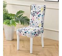 Highdi Dining Chair Covers Set of 1,2,4 or 6, High Back Stretch Dining Room Chair Cover Removable Washable Chair Protector Slipcover for Hotel Banquet Party (Early summer,Pack of 1)