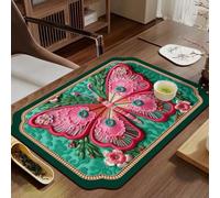 Highdi Dish Drying Mat, Absorbent Draining Board Mat, Non Slip Coffee Machine Mat, Quick Drying Mat for Kitchen Sink Counter Coffee Machine Dish Rack Worktop (Chinese Style 3,30 * 40cm)