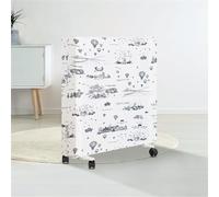 Highdi Fabric Radiator Dust Cover, Elastic Fabric Radiator Cover Heater Accessories for Space Heater, Easy to Install Radiator Cover for Various Sizes (Villages,60-79cm)