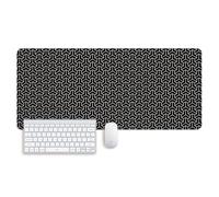 Highdi Gaming Mouse Pad PC Office 3D Print Keyboard Mat Extended Large Desk Mat Computer Mouse Mat, Mousepad Non-Slip Stitched Edge for Home Office Work (400 * 900 * 2mm,Texture 2)