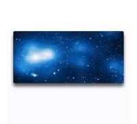 Highdi Gaming Mouse Pad PC Office Interstellar Print Keyboard Mat Extended Large Desk Mat Computer Mouse Mat, Mousepad Non-Slip Stitched Edge for Home Office Work (300 * 800 * 3mm,E)