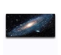 Highdi Gaming Mouse Pad PC Office Interstellar Print Keyboard Mat Extended Large Desk Mat Computer Mouse Mat, Mousepad Non-Slip Stitched Edge for Home Office Work (300 * 800 * 3mm,D)