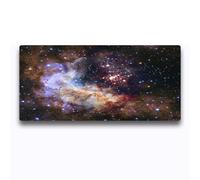 Highdi Gaming Mouse Pad PC Office Interstellar Print Keyboard Mat Extended Large Desk Mat Computer Mouse Mat, Mousepad Non-Slip Stitched Edge for Home Office Work (600 * 1200 * 3mm,I)