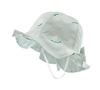 Highdi Kids Boys Girls Sun Hat Unisex Bucket Hat, Colorful Peach Hat with Adjustable Chin Strap, Sun Protection Foldable Summer Beach Sun Cap, Aged 1-4 Baby Toddler Children (one Size 50cm,Green A)