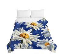 Highdi Lightweight Bed Throws, 2.5 Tog Quilted Bedspreads 3D Daisy Patchwork Quilt Washable Summer Duvet, Comforter Single Double Duvet Blanket (Daisy 1,180x220cm)