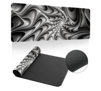 Highdi Mouse Pad Gaming Large, XXL/XL Keyboard Long Mouse Mat Non-Slip Rubber Desk Mat Computer Mouse Mat Mousepad with Anti-Slip Base for Home Office Work (Artistic Vision,500 * 1000 * 3mm)