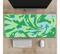 Highdi Mouse Pad Large Gaming L/XL/XXL, 3D Colorful Fluid Mouse Pad with Non-Slip Rubber Base, Mouse Mat Extended, Gaming Mousepad for Computers, PC, Laptop, Office (Light green,400x800x3mm)
