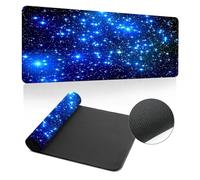 Highdi Mouse Pad Large Gaming L/XL/XXL, 3D Printed Mouse Pad with Non-Slip Rubber Base, Mouse Mat Extended, Gaming Mousepad for Computers PC office (Starry sky,300x700x3mm)