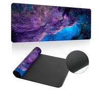 Highdi Mouse Pad Large Gaming L/XL/XXL, 3D Printed Mouse Pad with Non-Slip Rubber Base, Mouse Mat Extended, Gaming Mousepad for Computers PC office (Galaxy,400x800x3mm)
