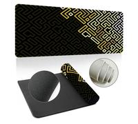 Highdi Mouse Pad Large Gaming L/XL/XXL, 3D Puzzle Mouse Pad with Non-Slip Rubber Base, Mouse Mat Extended, Gaming Mousepad for Computers PC office (300x800x3mm,Yellow)