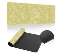 Highdi Mouse Pad Large Gaming L/XL/XXL, Mouse Pad with Non-Slip Rubber Base, Mouse Mat Extended, Gaming Mousepad for Computers, PC, Office, 3D Printed (600x1200x3mm,Beige)