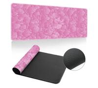Highdi Mouse Pad Large Gaming L/XL/XXL, Mouse Pad with Non-Slip Rubber Base, Mouse Mat Extended, Gaming Mousepad for Computers, PC, Office, 3D Printed (300x600x3mm,Pink 1)