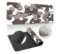Highdi Mouse Pad Large Gaming L/XL/XXL, Mouse Pad with Non-Slip Rubber Base, Mouse Mat Extended, Gaming Mousepad for Computers, PC, Office, Abstract Bubbles (400x800x3mm,Gray)