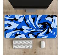 Highdi Mouse Pad Large Gaming L/XL/XXL, Mouse Pad with Non-Slip Rubber Base, Mouse Mat Extended, Gaming Mousepad for Computers, PC, Office, 3D Graffiti (300x600x3mm,Blue)