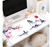 Highdi Mouse Pad Large Gaming L/XL/XXL Mouse Pad with Non-Slip Rubber Base,Mouse Mat Extended,Gaming Mousepad for Computers, PC, Office, 3D Chinese style (300x700x3mm,Ink)