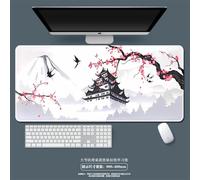 Highdi Mouse Pad Large Gaming XL/XXL, Cherry blossoms Mouse Pad with Non-Slip Rubber Base, Mouse Mat Extended, Gaming Mousepad Waterproof, for Computers, PC, Laptop and Office (500 * 1000 * 3mm,G)